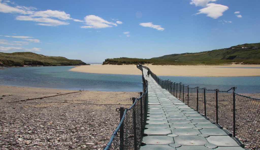 Barleycove Beach floating bridge, West Cork