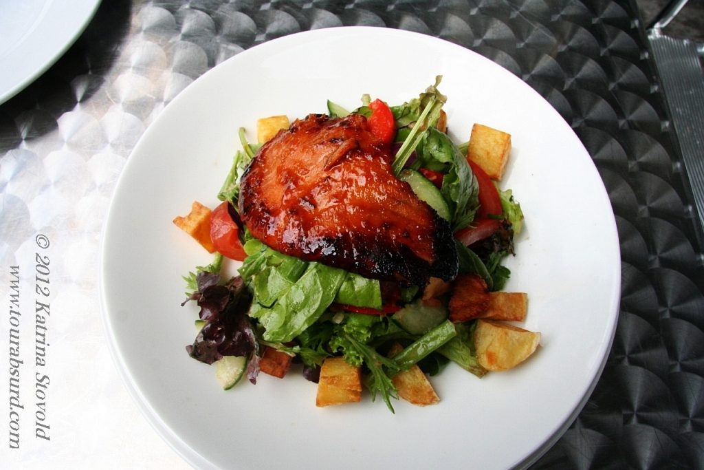 Teriyaki salmon at Fresco Bistro, Cork, Ireland